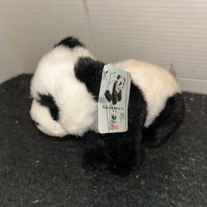 Gund Black and White Panda Plush for Small Pets